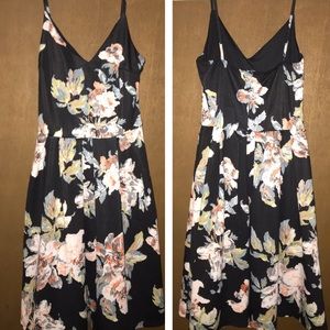 Floral Spaghetti Strap Neckline Dress 👗